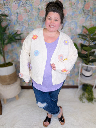 Tiffanie Scoopneck Heathered Tank (2 Colors)-3- Hooded Tops-MICHELLE MAE-Styled by Stacked - A Plus Size Women's Boutique in Lakeville, MN