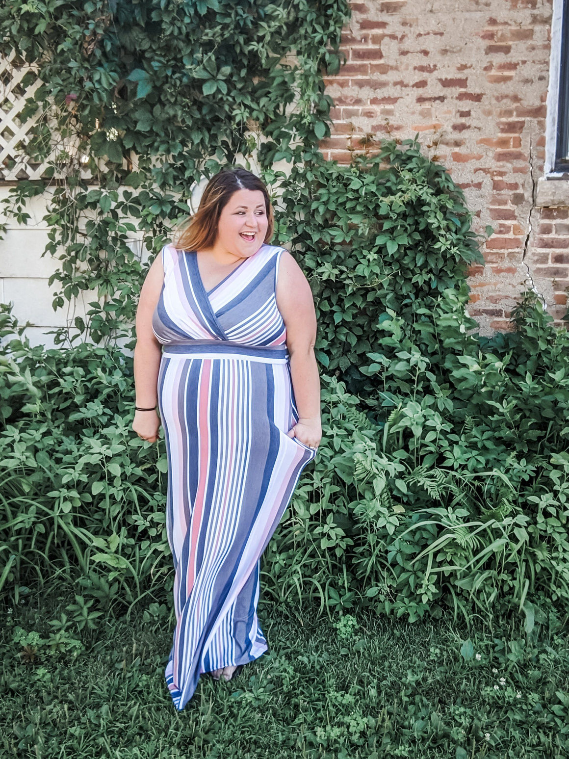 Sybil Stripe Maxi Dress
