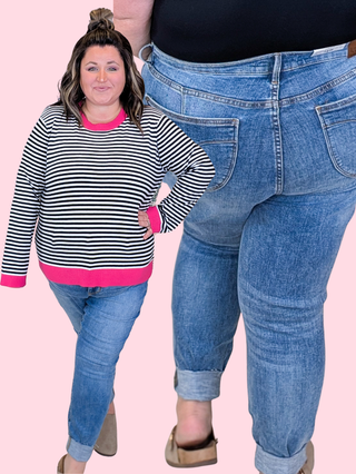 Judy Blue Shield Pocket Tummy Control Vintage Wash Skinny