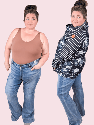 Judy Blue Classic Non-Distressed Trouser Flare-9- Bottoms Denim-Judy Blue-Styled by Stacked - A Plus Size Women's Boutique in Lakeville, MN