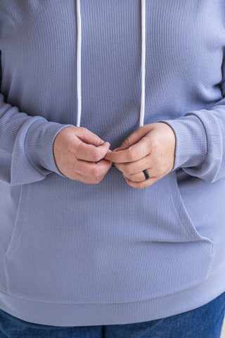 PHC- Luxe Ribbed Pullover Hoodie w/Side Slits (6 Colors)-3- Hooded Tops-MICHELLE MAE-Styled by Stacked - A Plus Size Women's Boutique in Lakeville, MN