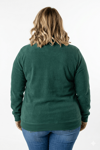 PHC Adria Asymmetrical Zip Outerwear Sweatshirt in Solids (4 Colors)-2- Long Sleeve Tops-MICHELLE MAE-Styled by Stacked - A Plus Size Women's Boutique in Lakeville, MN