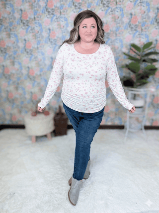 Bailey U-Neck Long Sleeve in Florals (6 Prints)