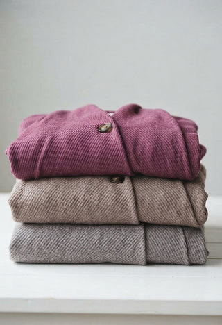 Winifred Button Detail Draped Cardigan (3 Colors)