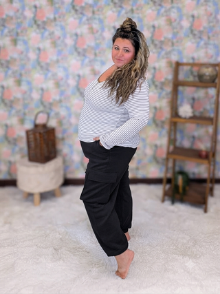 Penelope Scuba Joggers w/Cargo Pockets (3 Colors)
