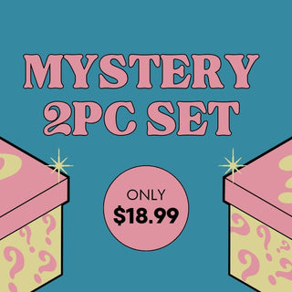1- ShortSlv/Slvless Tops $18.99 MYSTERY 2PC SET plus size clothing