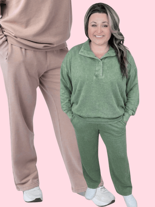 Adelaide Vintage Wash Lounge Pants-Stacked - A Plus Size Boutique-Styled by Stacked - A Plus Size Women's Boutique in Lakeville, MN