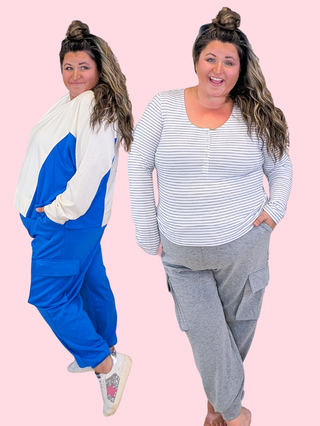 Penelope Scuba Joggers w/Cargo Pockets (3 Colors)