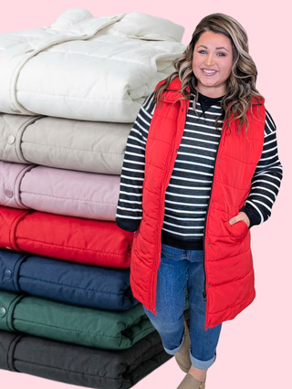 Remington Longline Quilted Non-Puff Vest