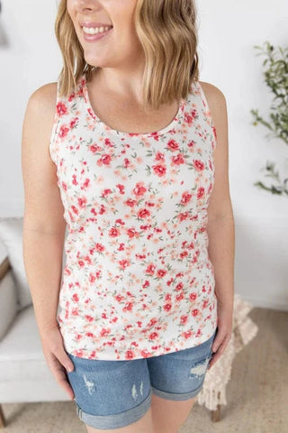 Elsie Scoopneck Buttery Soft Luxe Tank (13 prints)-1- ShortSlv/Slvless Tops-MICHELLE MAE-Styled by Stacked - A Plus Size Women's Boutique in Lakeville, MN
