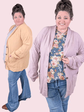 Courtney Cozy Button Front Shirket w/Pockets (2 Colors)-4- Overlayer Tops-HEIMISH-Styled by Stacked - A Plus Size Women's Boutique in Lakeville, MN