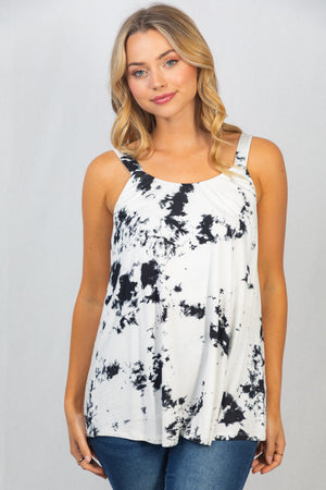 Karla Black + White Tiedye Tank