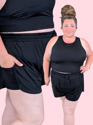 Trista Layered Athletic Shorts
