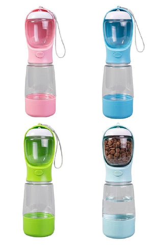 ***3 in 1 Pet Food/Water Bottle (4 Colors)-12- Accessories & Gifts-LA ACCESSORIES-Styled by Stacked - A Plus Size Women's Boutique in Lakeville, MN