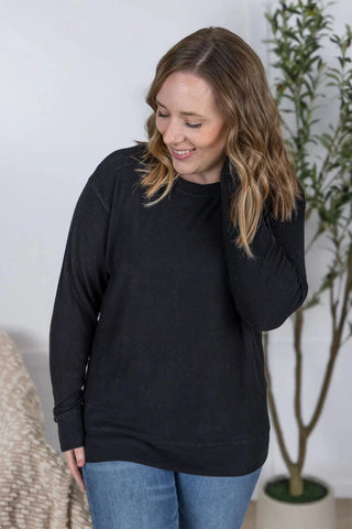 Annie Luxe Brushed Ribbed Pullovers in Solids (17 COLORS!)-2- Long Sleeve Tops-MICHELLE MAE-Styled by Stacked - A Plus Size Women's Boutique in Lakeville, MN