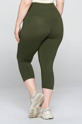 Core Comfort Capri Leggings in Solids