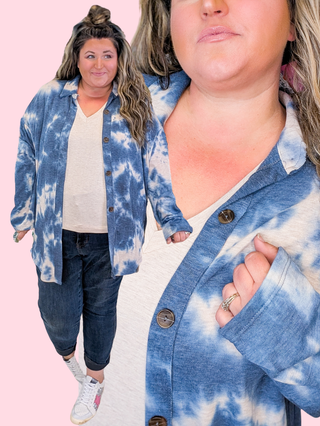Marlena Super Soft Shirket in Ocean Vibes