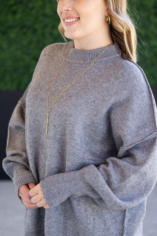 Aurora Cozy Dolman Slouchy Sweater in Solids (3 COLORS)-2- Long Sleeve Tops-Michelle Mae-Styled by Stacked - A Plus Size Women's Boutique in Lakeville, MN