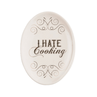 ***I Hate Cooking Ceramic Spoon Rest-12- Accessories & Gifts-Totalee Gift-Styled by Stacked - A Plus Size Women's Boutique in Lakeville, MN