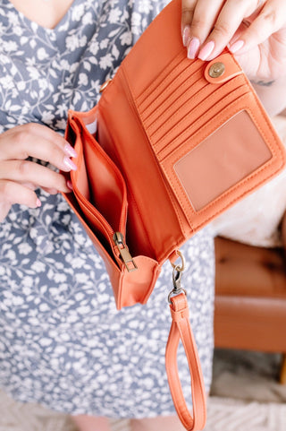 Joy Susan Crossbody Clutch in Sienna Sunset