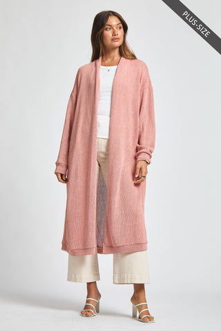 Lois Longline Cardigan (3 Colors)-4- Overlayer Tops-Dear Scarlett-Styled by Stacked - A Plus Size Women's Boutique in Lakeville, MN