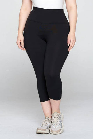 Core Comfort Capri Leggings in Solids