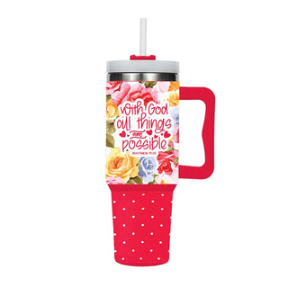***DOORBUSTER*** 40 Oz Metal Tumblers w/Straw-12- Accessories & Gifts-i love my freedom-Styled by Stacked - A Plus Size Women's Boutique in Lakeville, MN