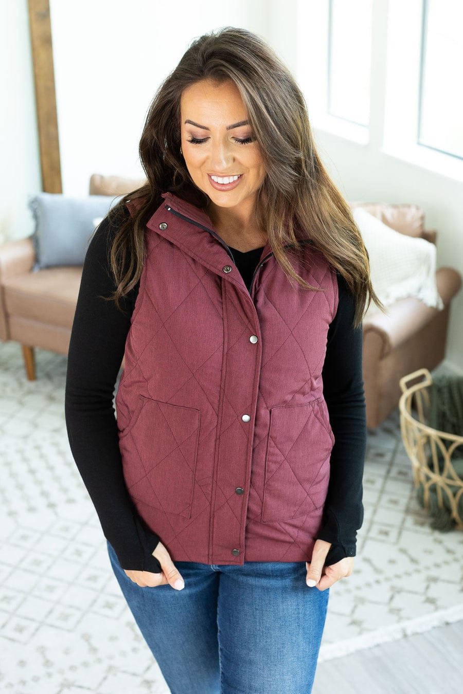 Plus size sales burgundy vest