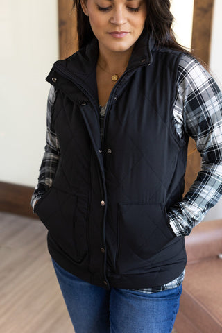 Remy Quilted Non-Puffy Vests (lots of colors!)
