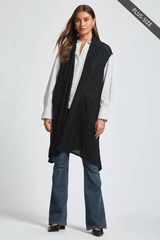 Juniper Midi Vest Cardigan w/Pockets-4- Overlayer Tops-Dear Scarlett-Styled by Stacked - A Plus Size Women's Boutique in Lakeville, MN