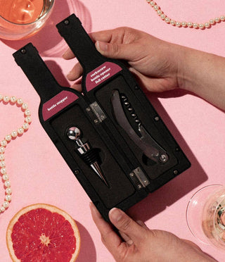 90S Song Lyrics Bottle Service Wine Accessory Set-12- Accessories & Gifts-DM Merchandising-Styled by Stacked - A Plus Size Women's Boutique in Lakeville, MN