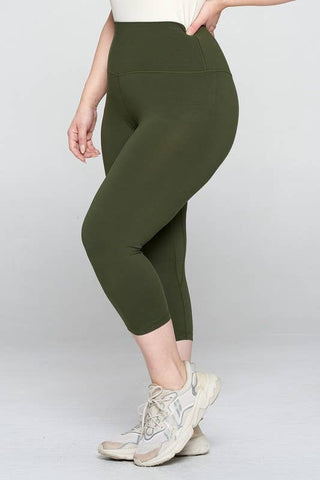 Core Comfort Capri Leggings in Solids