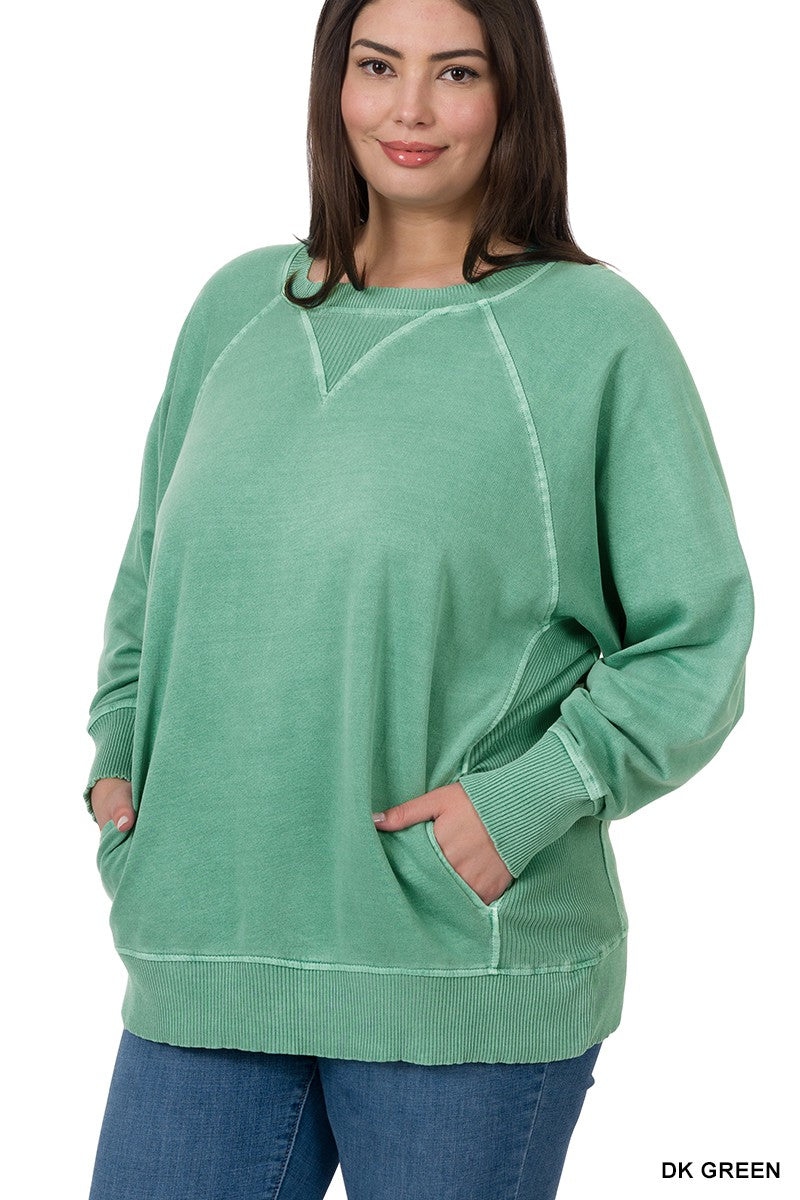 Molly Mineral Wash Pullover (6 colors)