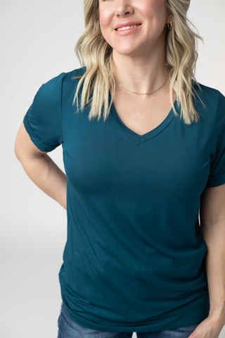 Sophie Perfect Vneck Tee in Solids (8 Colors)