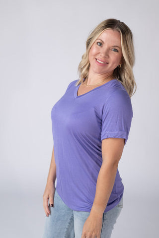 Sophie Perfect Vneck Tee in Solids (4 Colors)