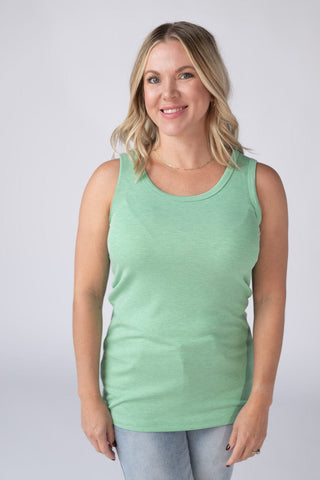 Livi Triple Stretch Scoopneck Tank in Solids (17 Colors)