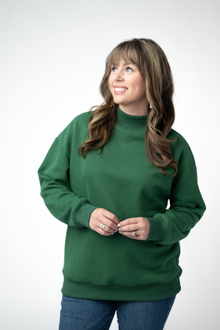 Marley Mockneck Pullover Sweatshirt (6 Colors)