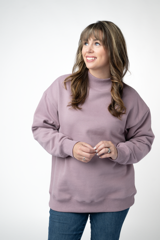 Marley Mockneck Pullover Sweatshirt (6 Colors)