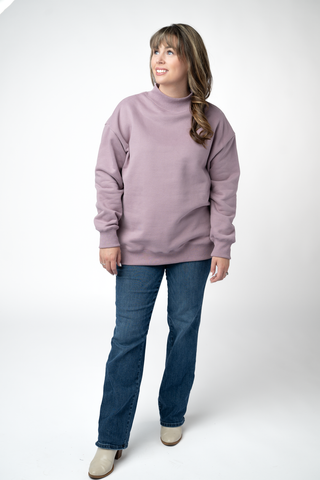 Marley Mockneck Pullover Sweatshirt (6 Colors)