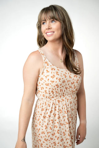 Catie Perfect Scooped Midi Dress in Florals (3 Prints)
