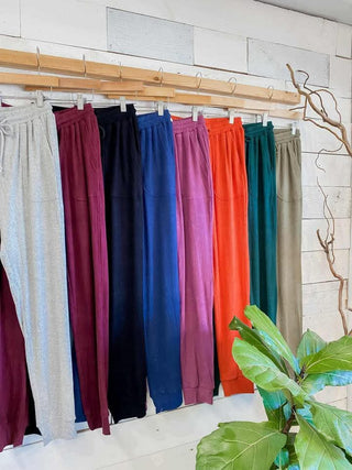 Annie Luxe Brushed Ribbed Joggers in Solids (8 Colors!)-10- Bottoms Non-Denim-MICHELLE MAE-Styled by Stacked - A Plus Size Women's Boutique in Lakeville, MN