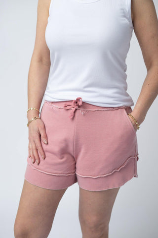 Adalyn Vintage Wash Sweat-Shorts