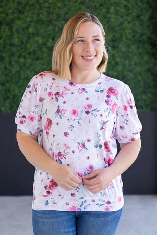 Maya Cozy Feminine Short Sleeve Top