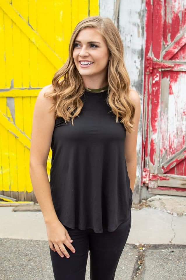 SALE- Camo Rocker Tank