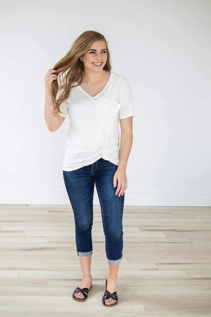 SALE- Slouchy Pocket Comfy Tee (many colors!)