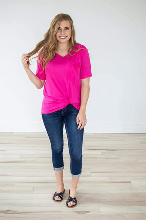 SALE- Slouchy Pocket Comfy Tee (many colors!)
