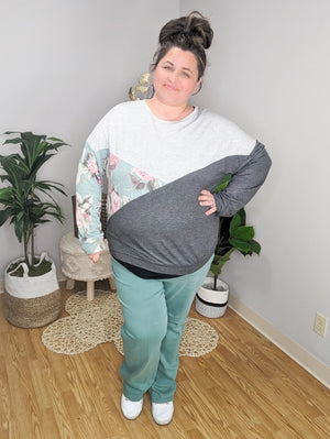 SALE- Judy Blue High Rise Seagreen Aqua 90s Straight Leg
