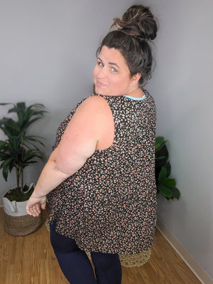 Ditsy Darling Tiered Flowy Tank