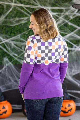 SALE- PHC Triple Stretch Pullover in HALLOWEEN-2- Long Sleeve Tops-MICHELLE MAE-Styled by Stacked - A Plus Size Women's Boutique in Lakeville, MN