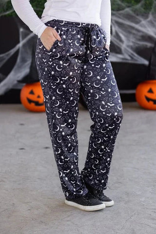$0 Down Preorder: HALLOWEEN LOUNGE PANTS-3- Hooded Tops-MICHELLE MAE-Styled by Stacked - A Plus Size Women's Boutique in Lakeville, MN